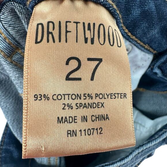 Driftwood Medium Wash Kelly Bootcut Jeans Sz 27 - Picture 7 of 7